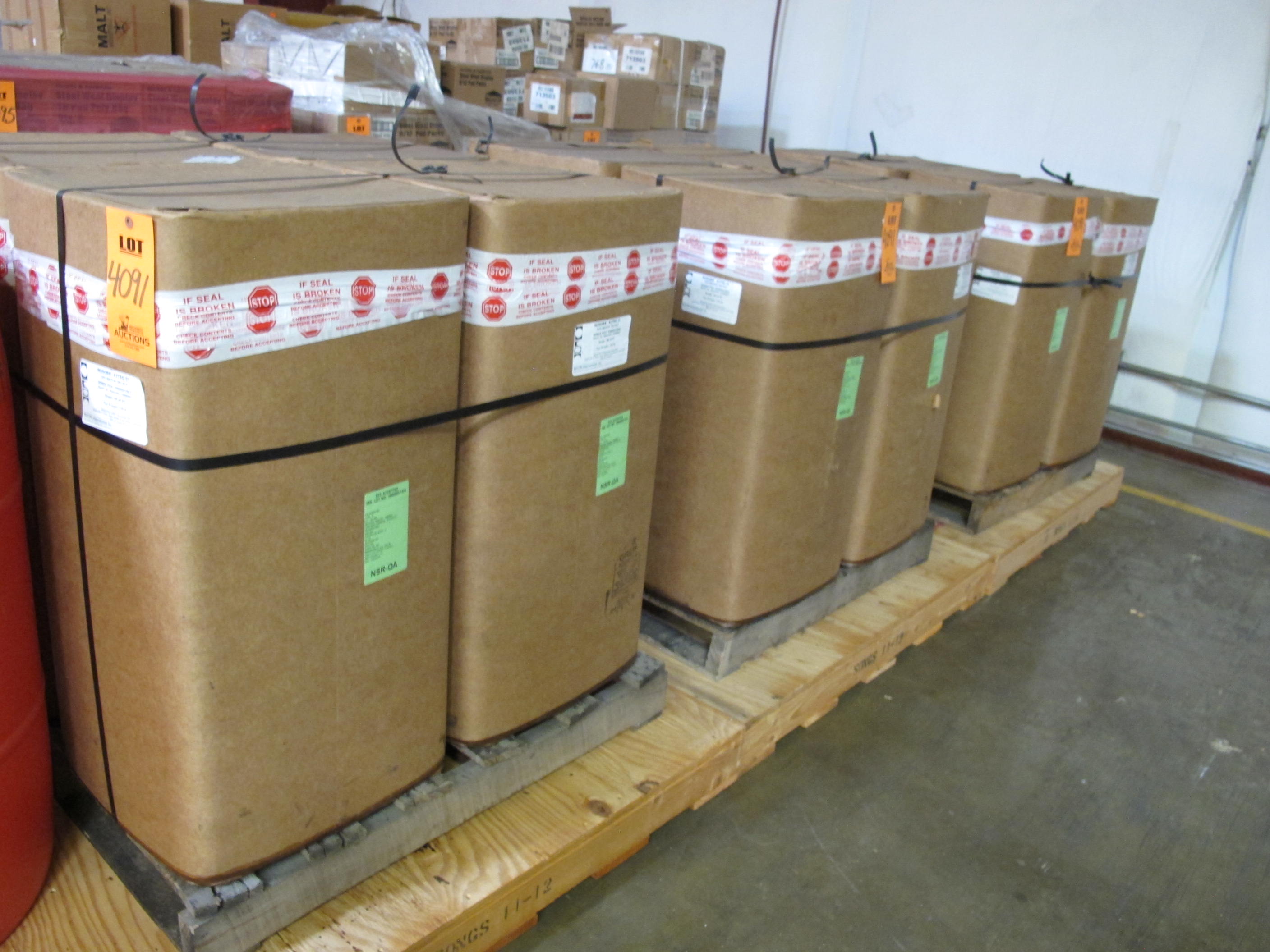 (12 DRUMS) CHARCOAL. FOR RECHARGEABLE ABSORBERS. 150 LBS PER DRUM NAME NUSORB KITEG CHARCOAL. IMPREGNATED COCONUT CARBON. LOADING & HANDLING FEE $30-4091